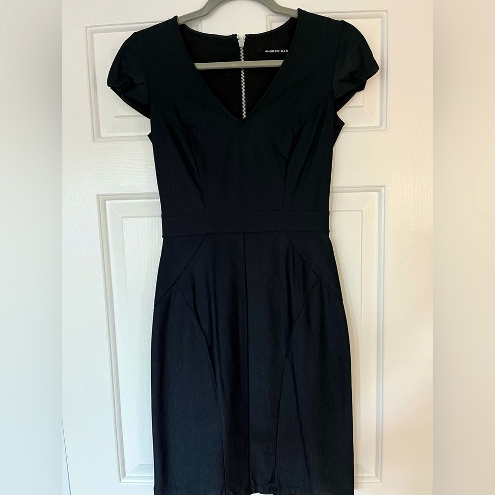 Little black cap sleeve dress